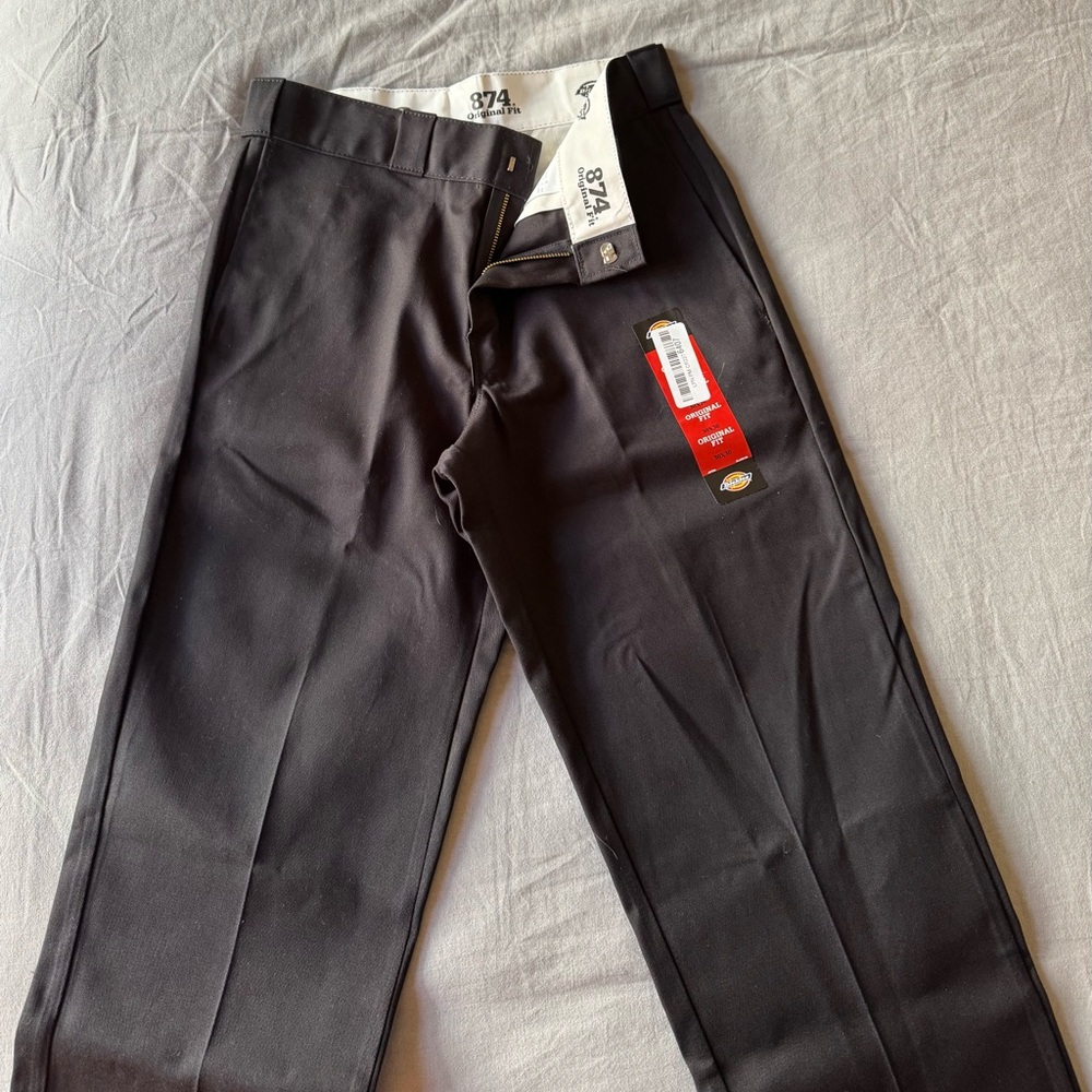 Dickies Men's Black Chino Pants